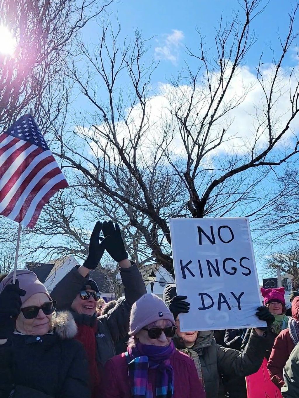 Strength in Numbers: Falmouth No Kings Day Rally Draws Unified Crowd